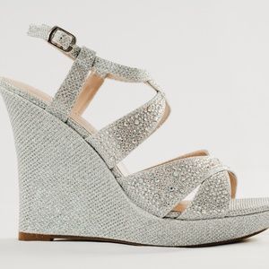 Brand New Silver Wedges